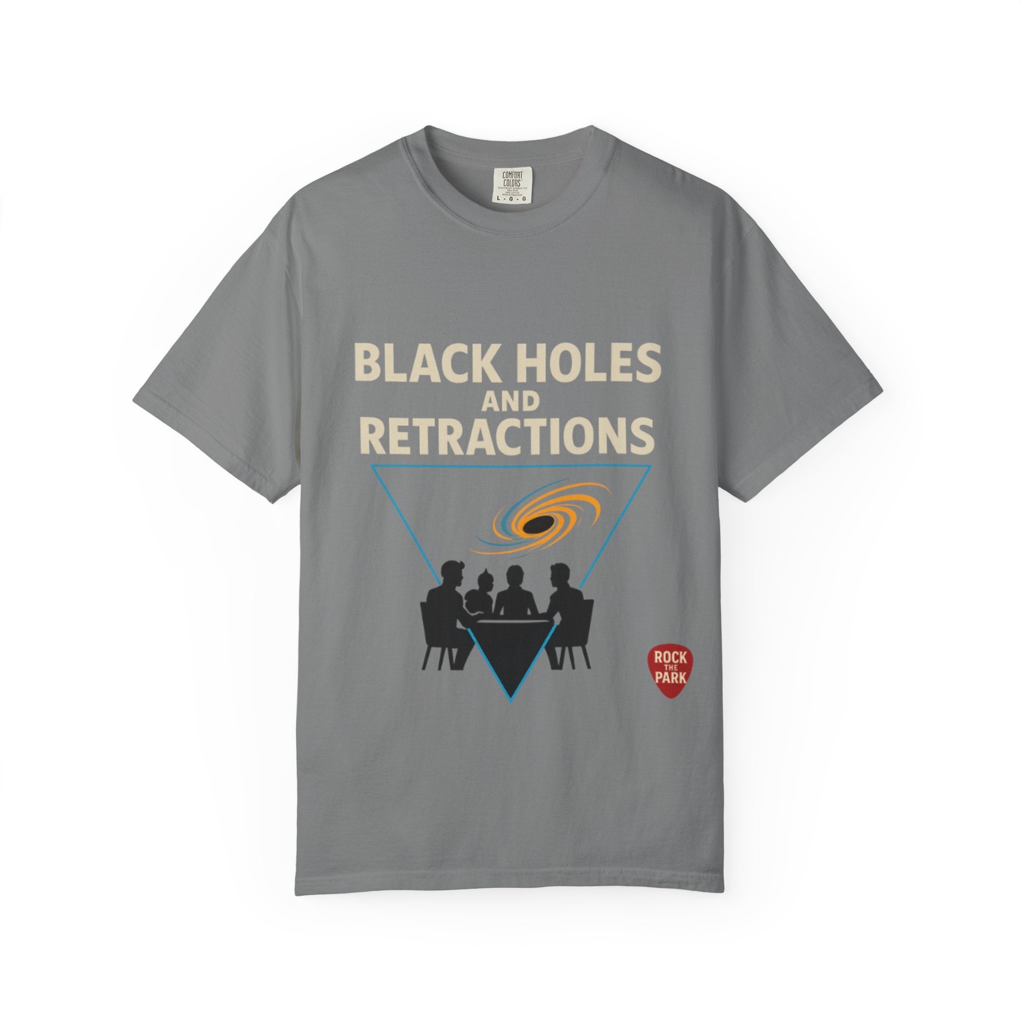 Black Holes and Retractions T-Shirt Rock the Park