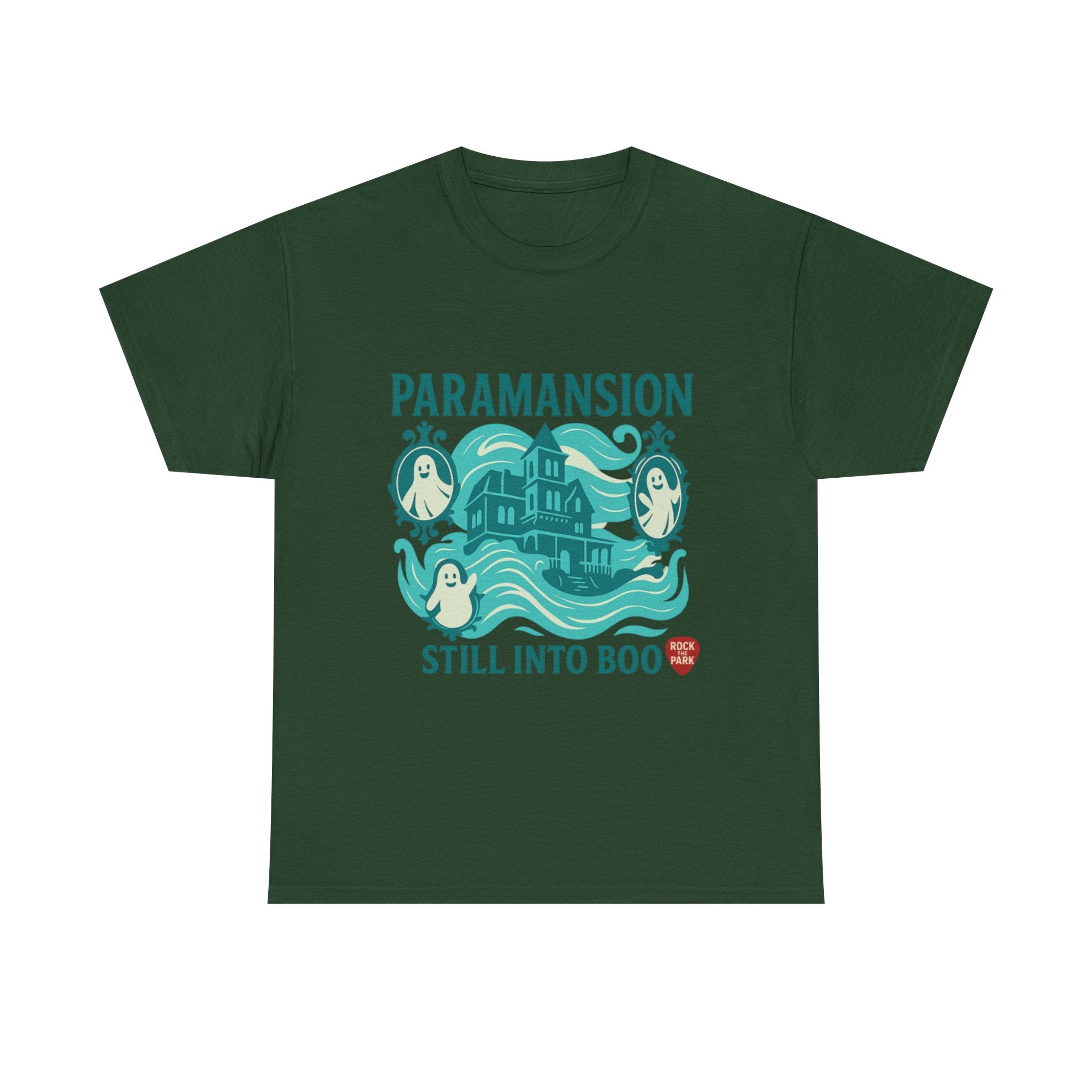 Paramansion Haunted House T‑Shirt — "Still Into Boo" Rock the Park