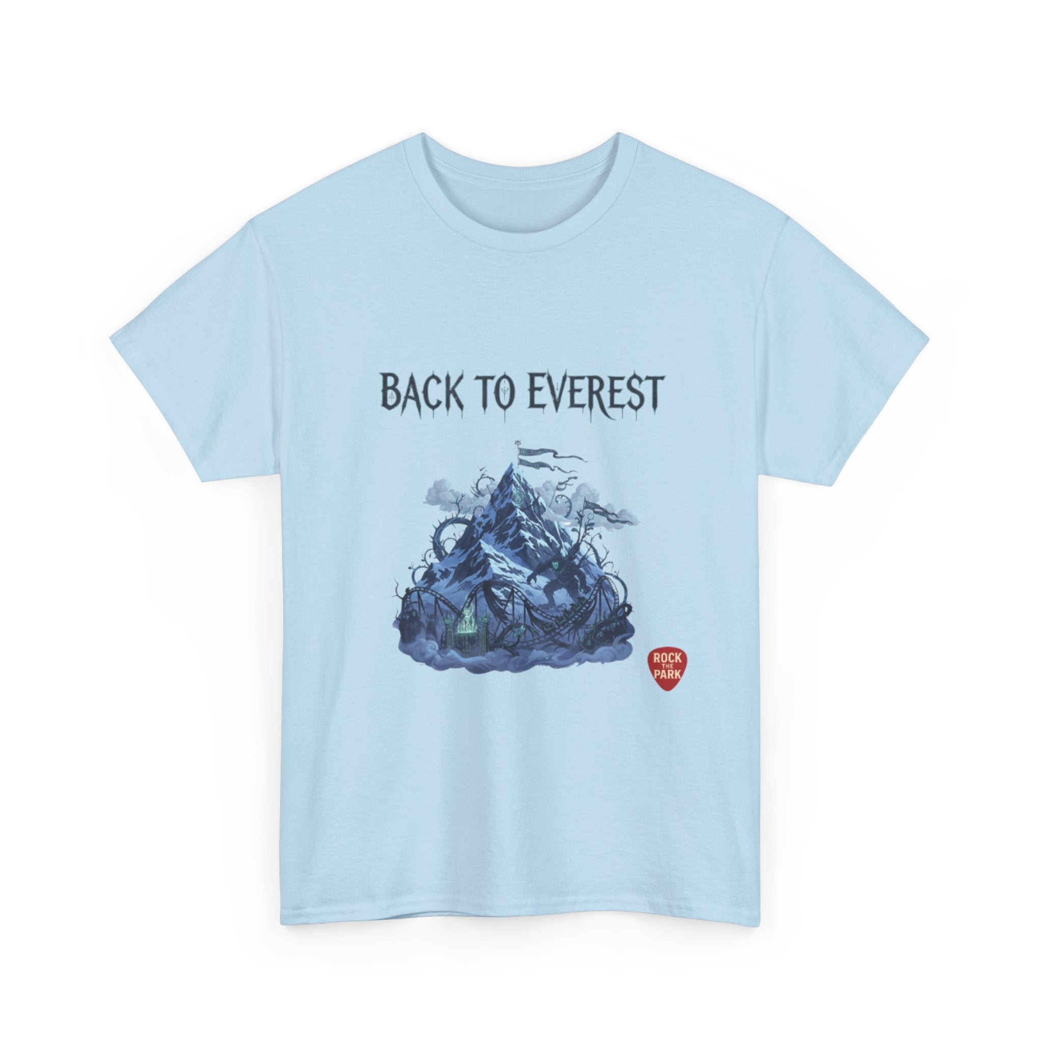 Back to Everest Mountain Graphic Tee Rock the Park