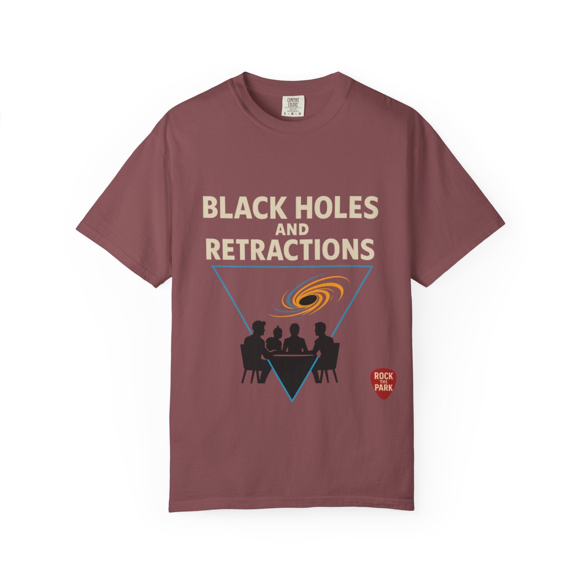 Black Holes and Retractions T-Shirt Rock the Park