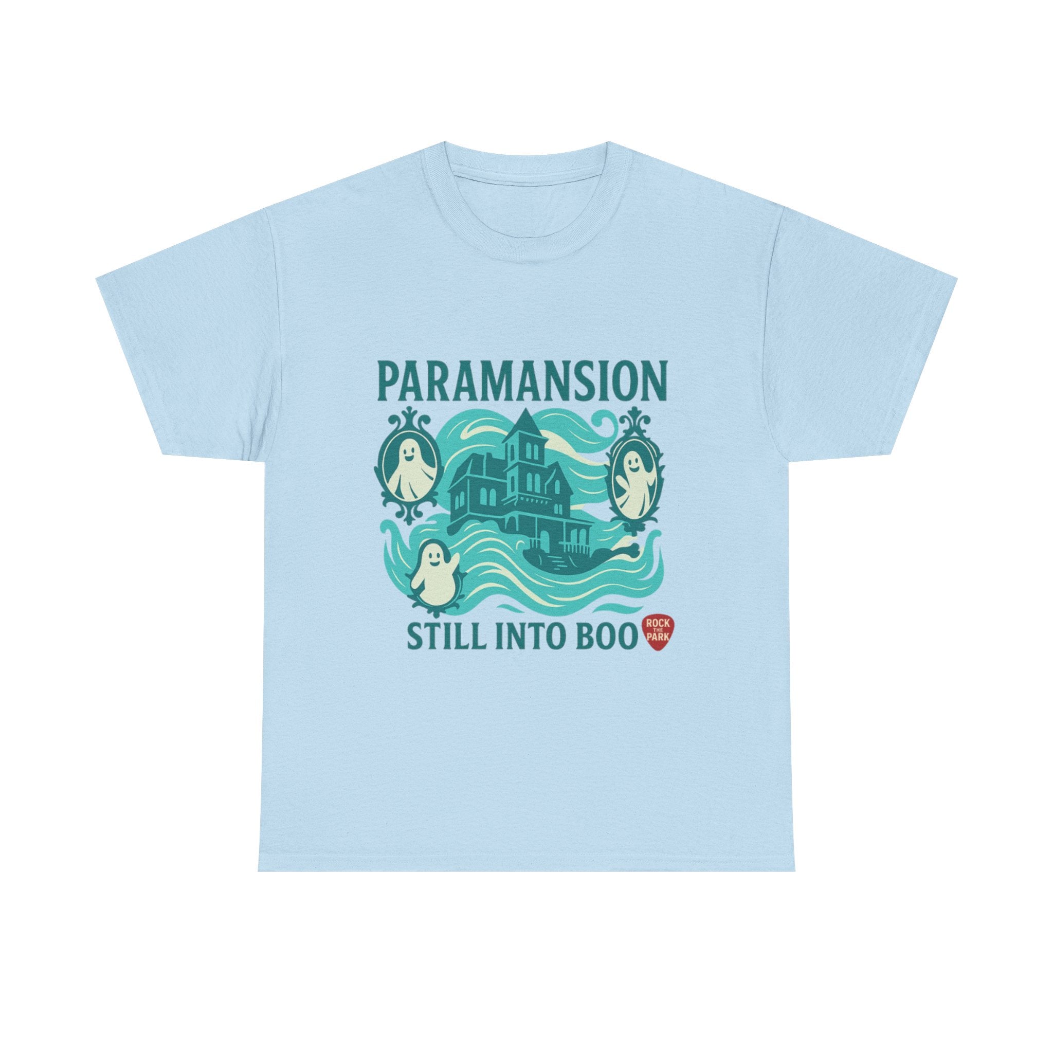 Paramansion Haunted House T‑Shirt — "Still Into Boo" Rock the Park