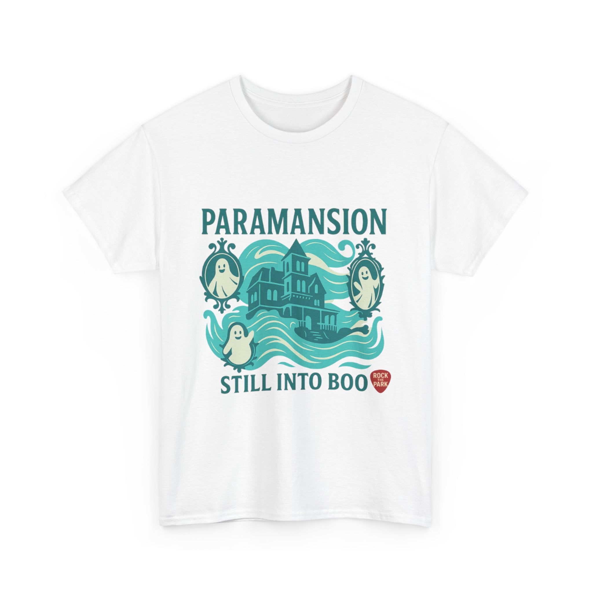 Paramansion Haunted House T‑Shirt — "Still Into Boo" Rock the Park