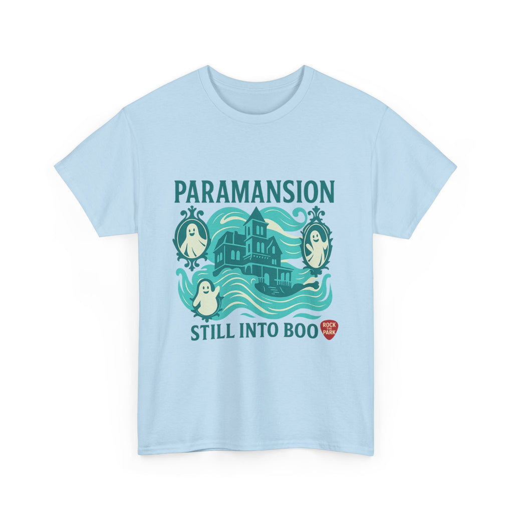 Paramansion Haunted House T‑Shirt — "Still Into Boo" Rock the Park