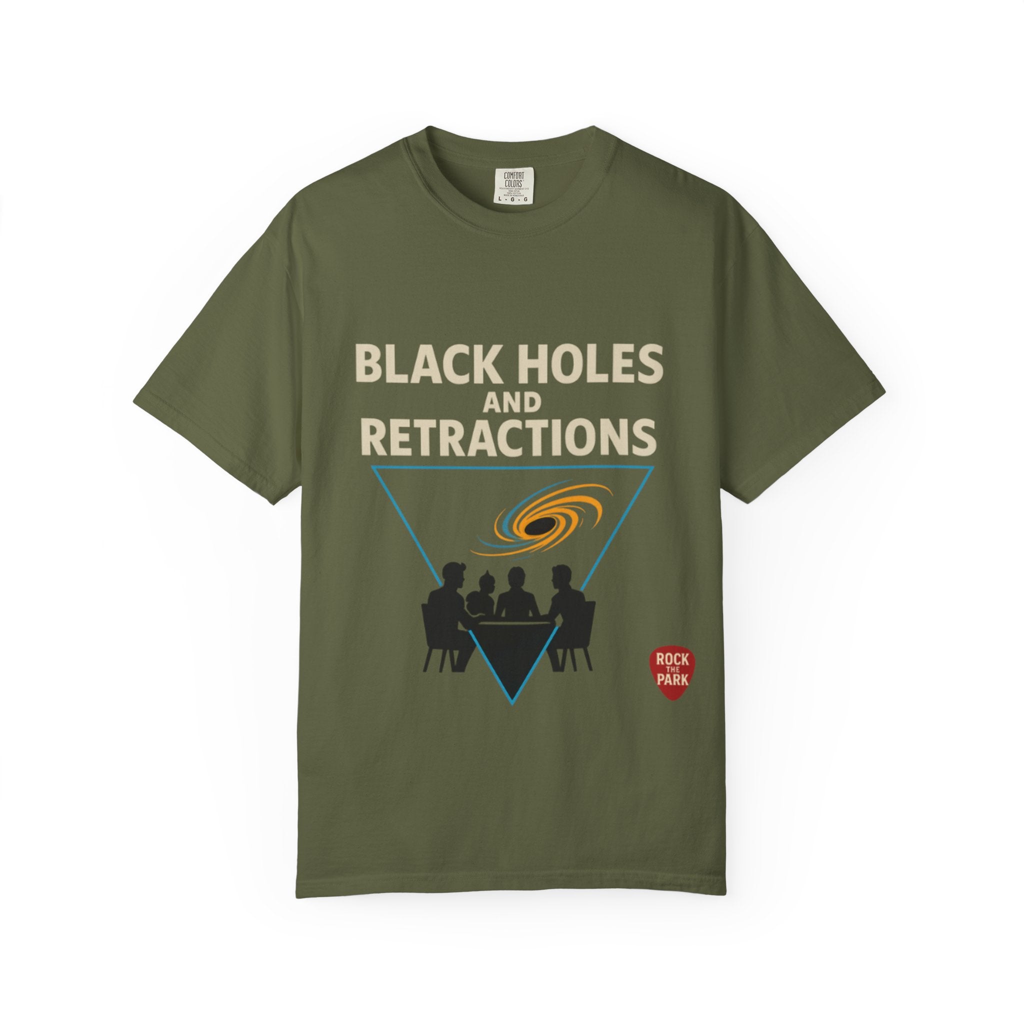 Black Holes and Retractions T-Shirt Rock the Park