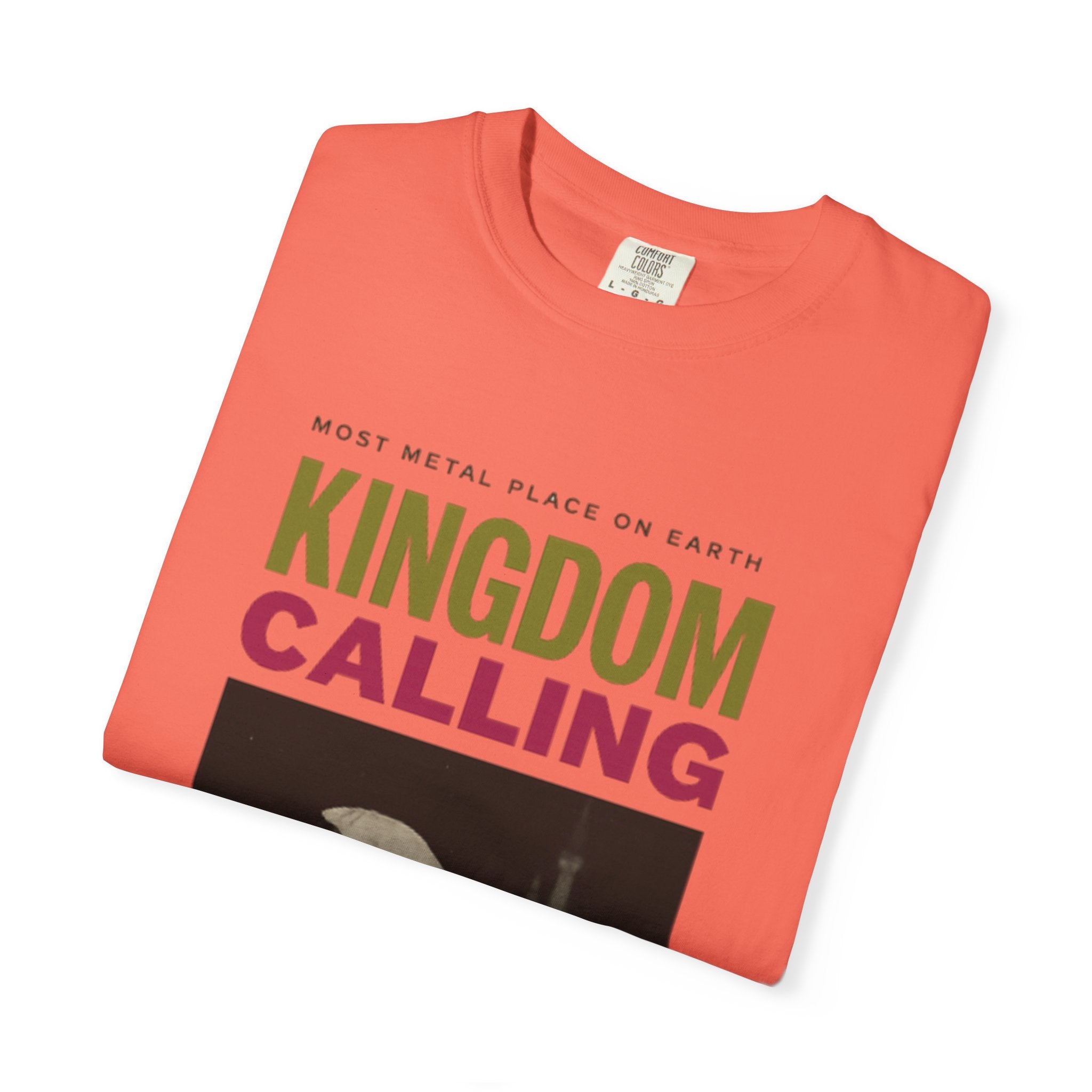 Kingdom Calling Graphic T-Shirt Rock the Park Most Metal Place on Earth