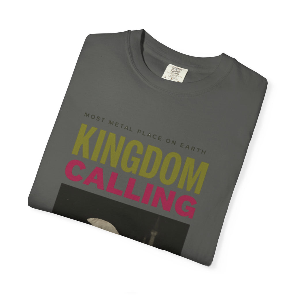 Kingdom Calling Graphic T-Shirt Rock the Park Most Metal Place on Earth