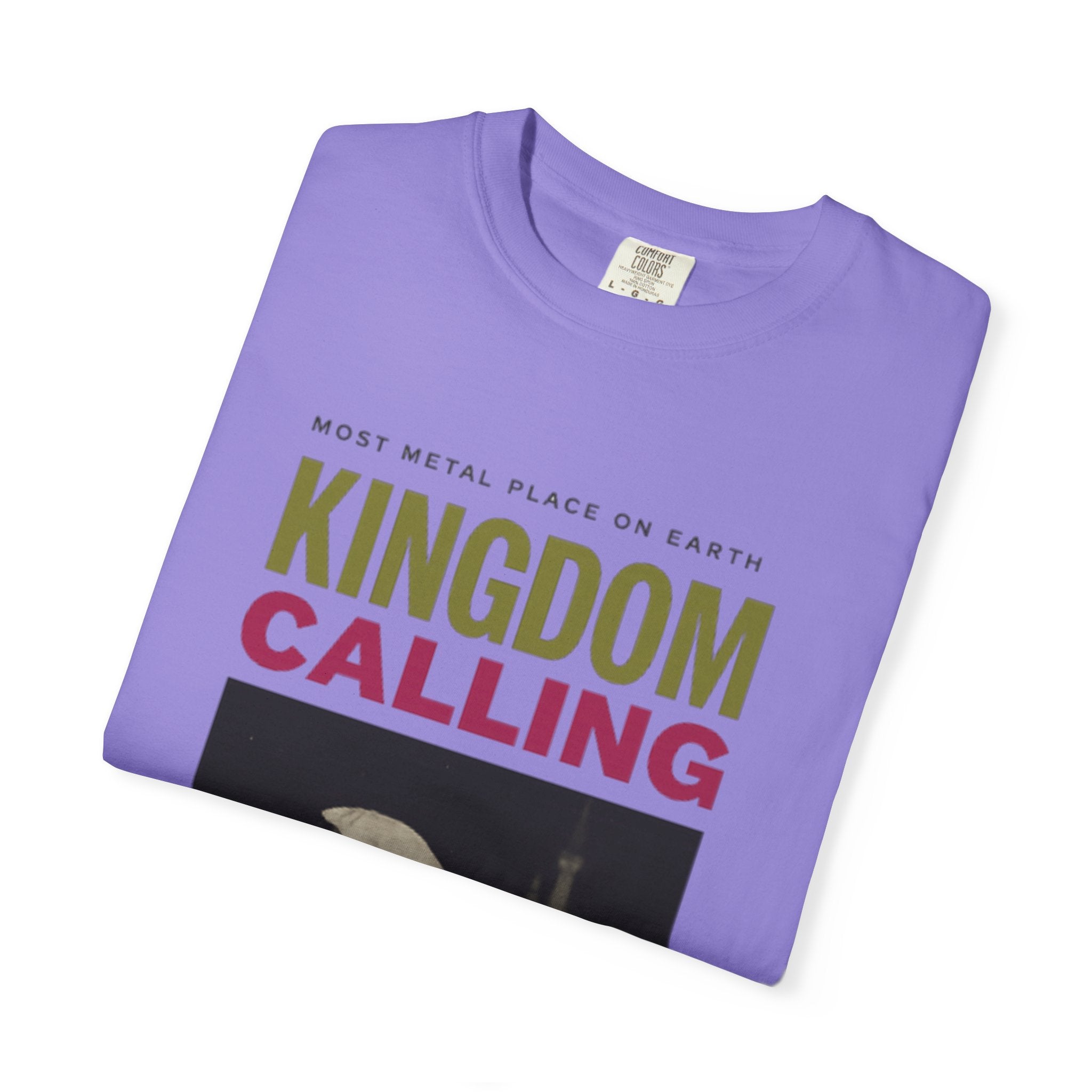 Kingdom Calling Graphic T-Shirt Rock the Park Most Metal Place on Earth