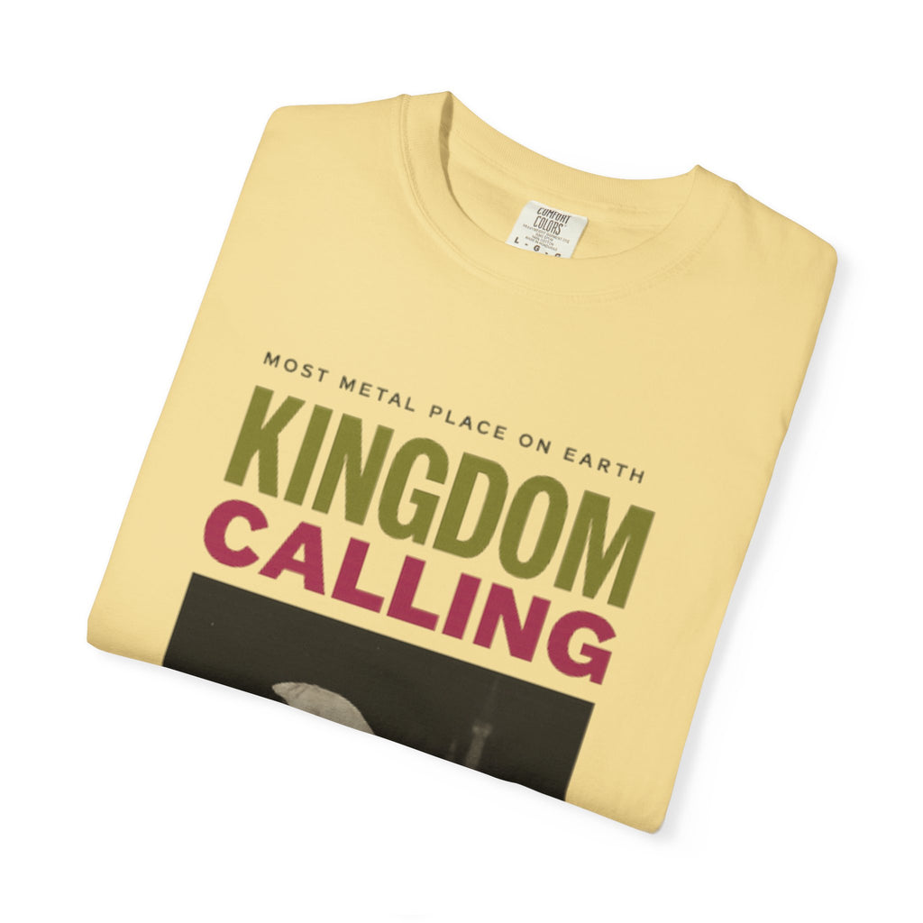 Kingdom Calling Graphic T-Shirt Rock the Park Most Metal Place on Earth