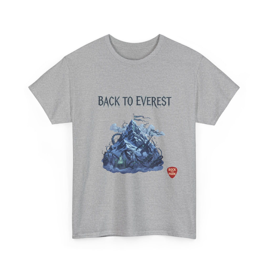 Back to Everest Mountain Graphic Tee Rock the Park