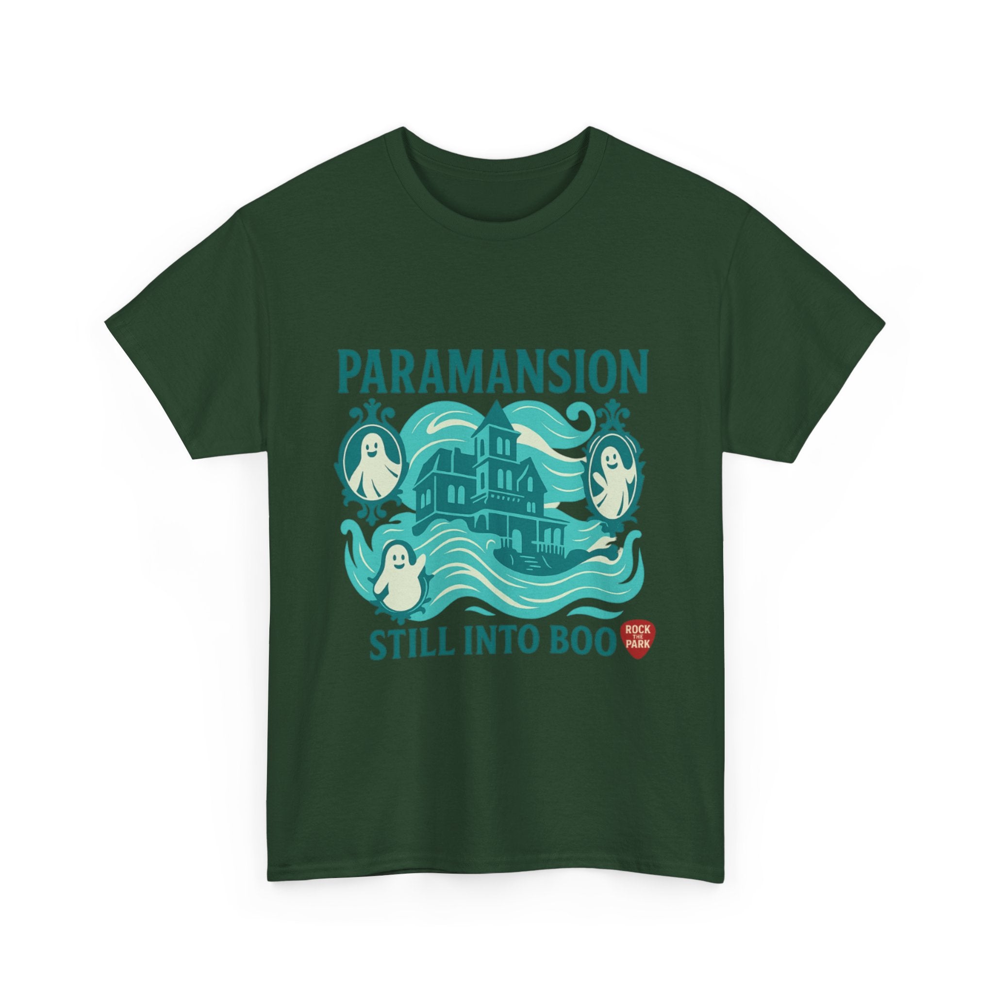 Paramansion Haunted House T‑Shirt — "Still Into Boo" Rock the Park