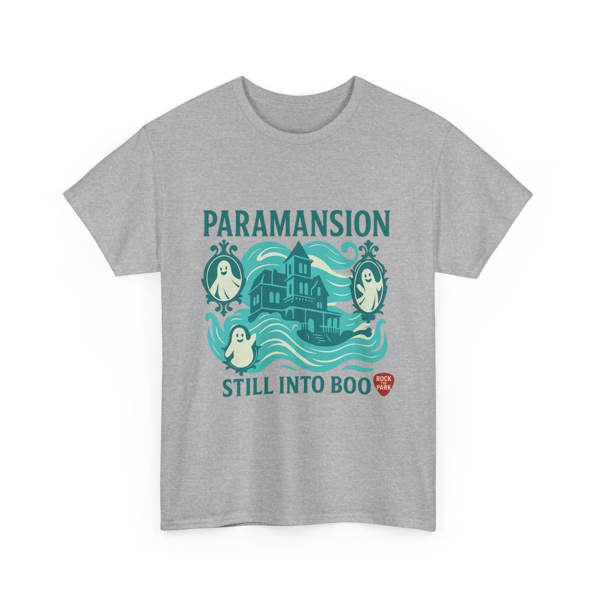 Paramansion Haunted House T‑Shirt — "Still Into Boo" Rock the Park
