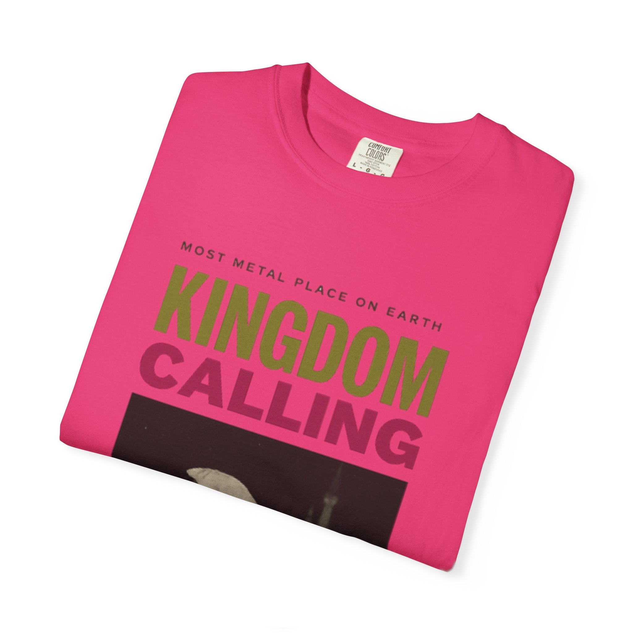 Kingdom Calling Graphic T-Shirt Rock the Park Most Metal Place on Earth