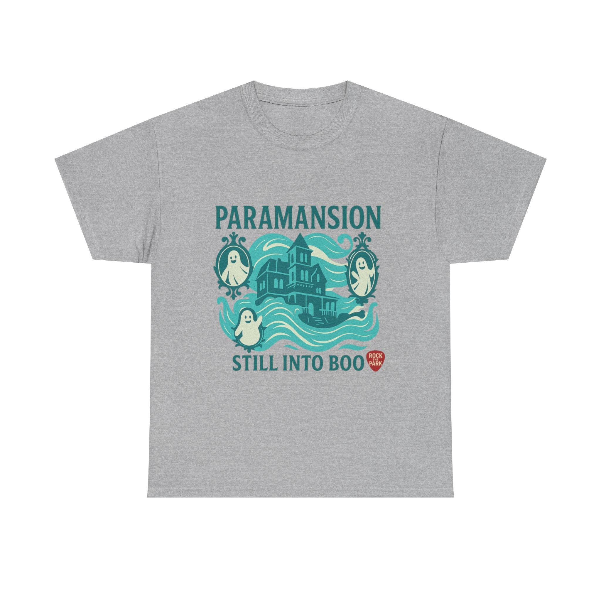 Paramansion Haunted House T‑Shirt — "Still Into Boo" Rock the Park