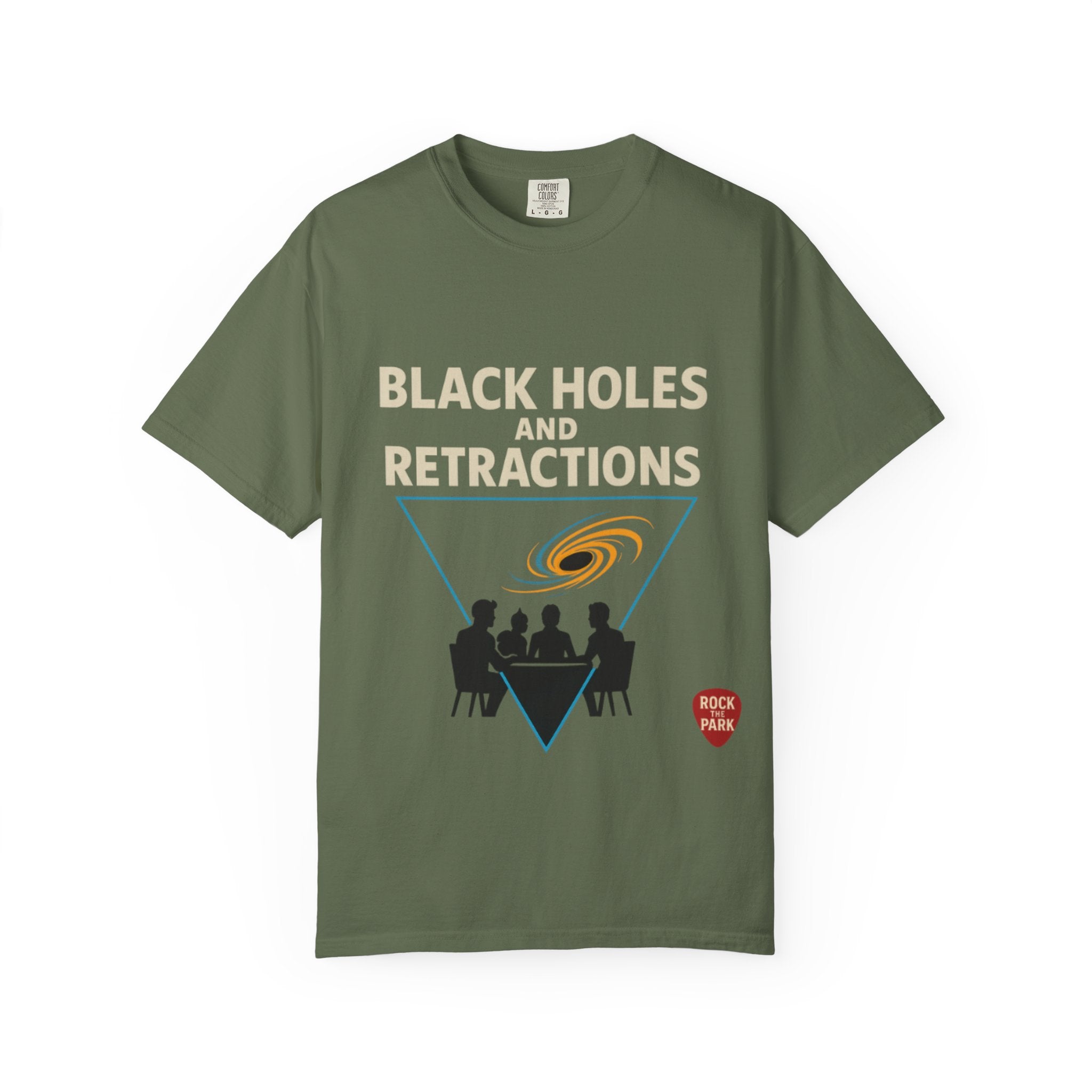 Black Holes and Retractions T-Shirt Rock the Park
