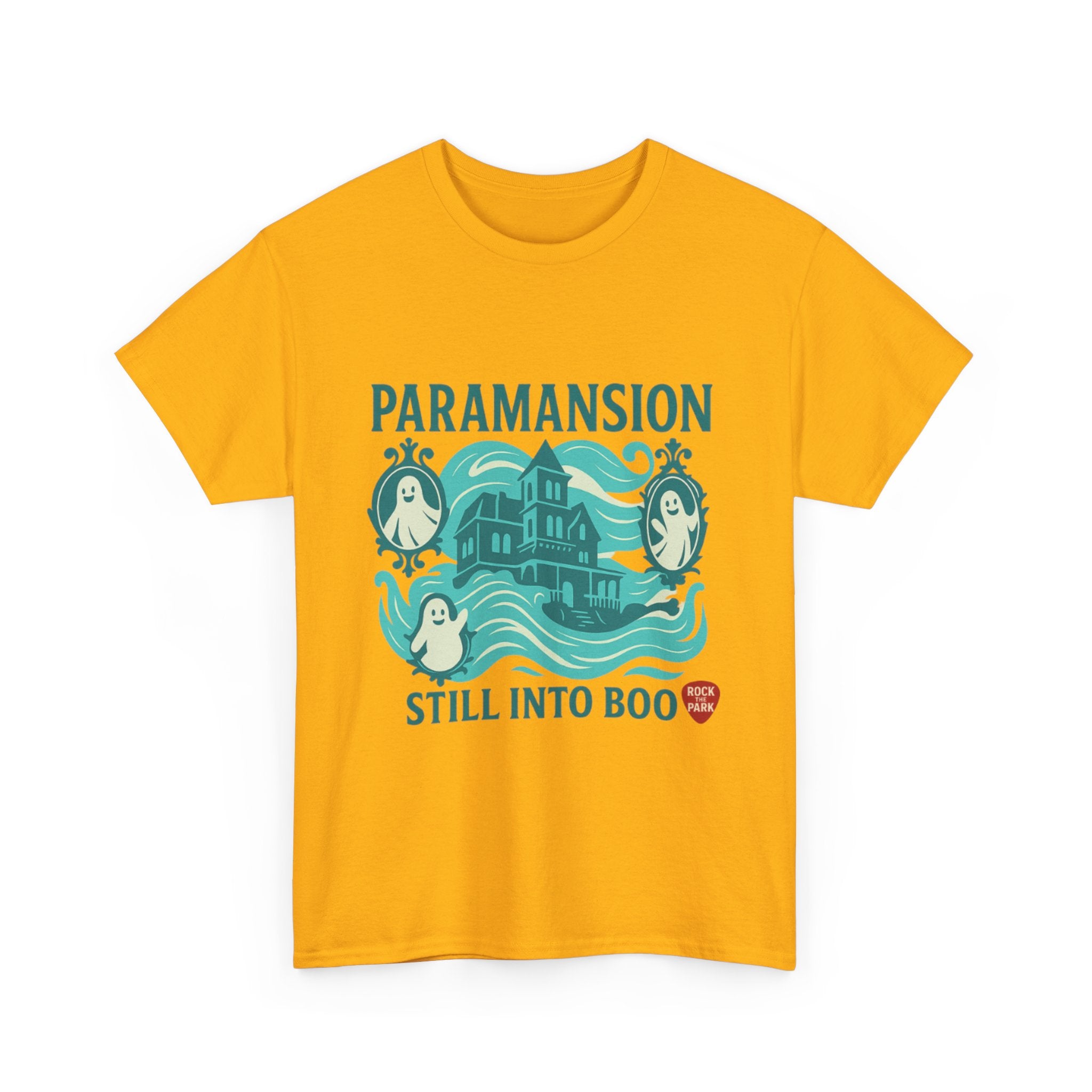 Paramansion Haunted House T‑Shirt — "Still Into Boo" Rock the Park